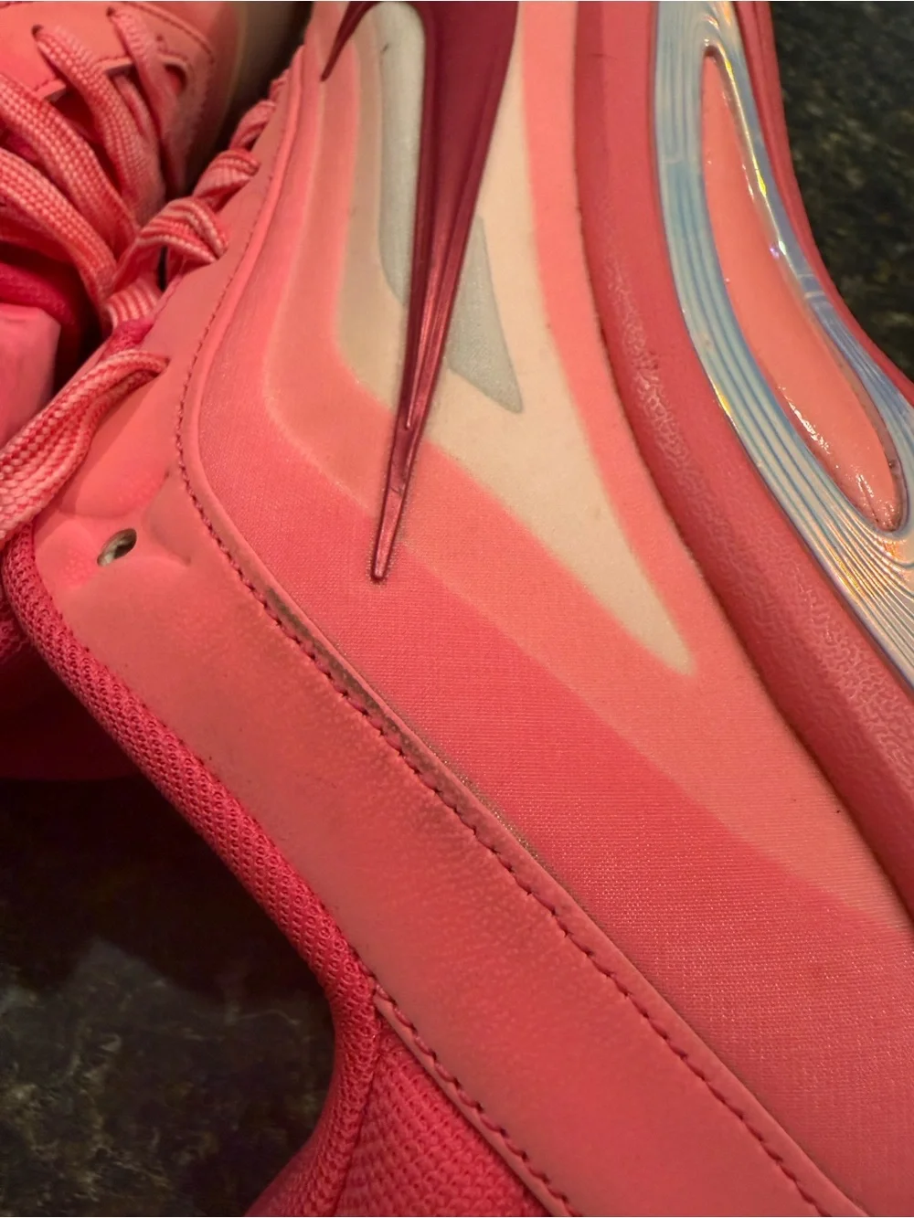 Nike Women's A'ja Wilson A'One Pink A’ura Sneakers 9.5
